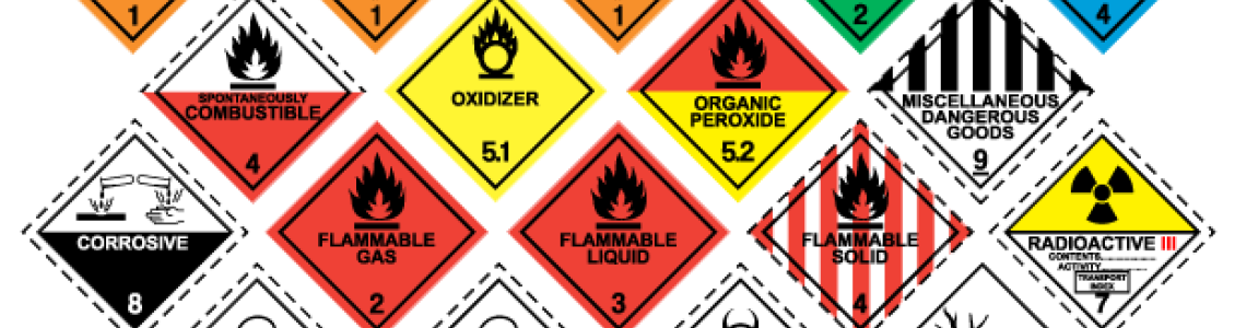 dangerous goods labels