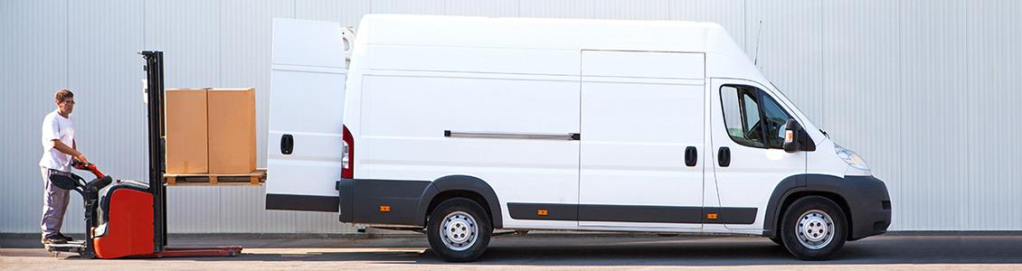 LCV being loaded