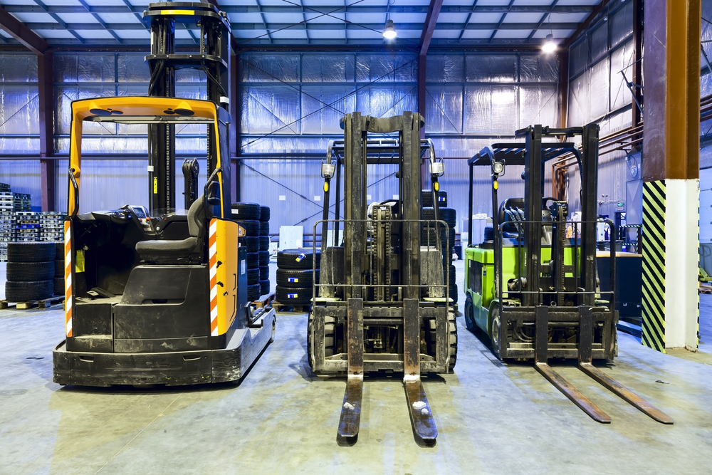 types of forklift truck for transporting via freight ferry